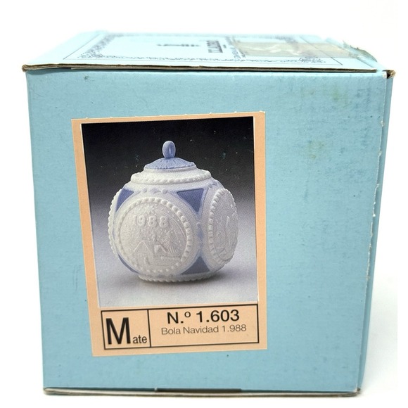 Lladro Christmas Ornament‎ Hand Made Bisque 1988 Nativity Scene 3.25" - Picture 10 of 10